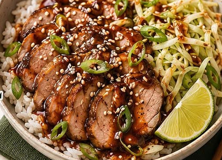 Sesame Pork Rice Bowl dish preview
