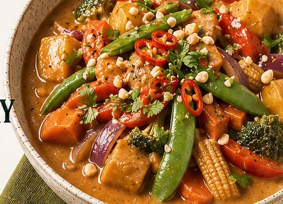 Thai Vegetable Massaman Curry dish preview