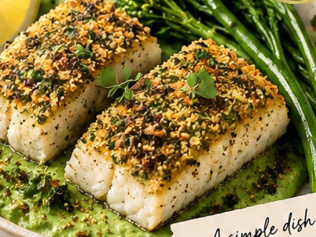 Herb Crusted Hake