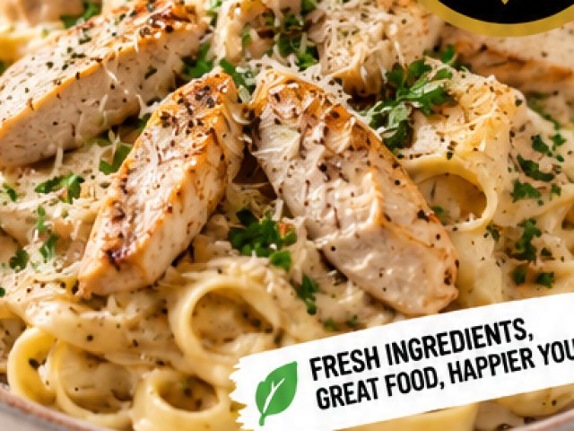Chicken Alfredo Tagliatelle