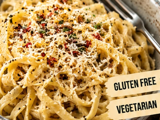 Gluten Free Creamy Garlic Pasta